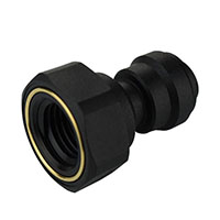 Inch Black Polypropylene Female Adapter Fittings