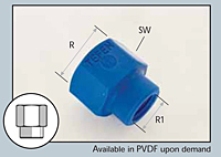 Pipe Reducing Coupling - 1/4 in. x 1/8 in.