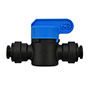 Inch Black Polypropylene Speedfit to Speedfit Straight Shut-Off Valves