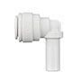 Inch White Polypropylene Plug In Elbows